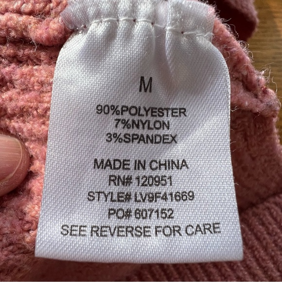 ⭐️ Olive + Oak Mock Neck Colorblock Tunic Sweater Size MEDIUM - Picture 6 of 11